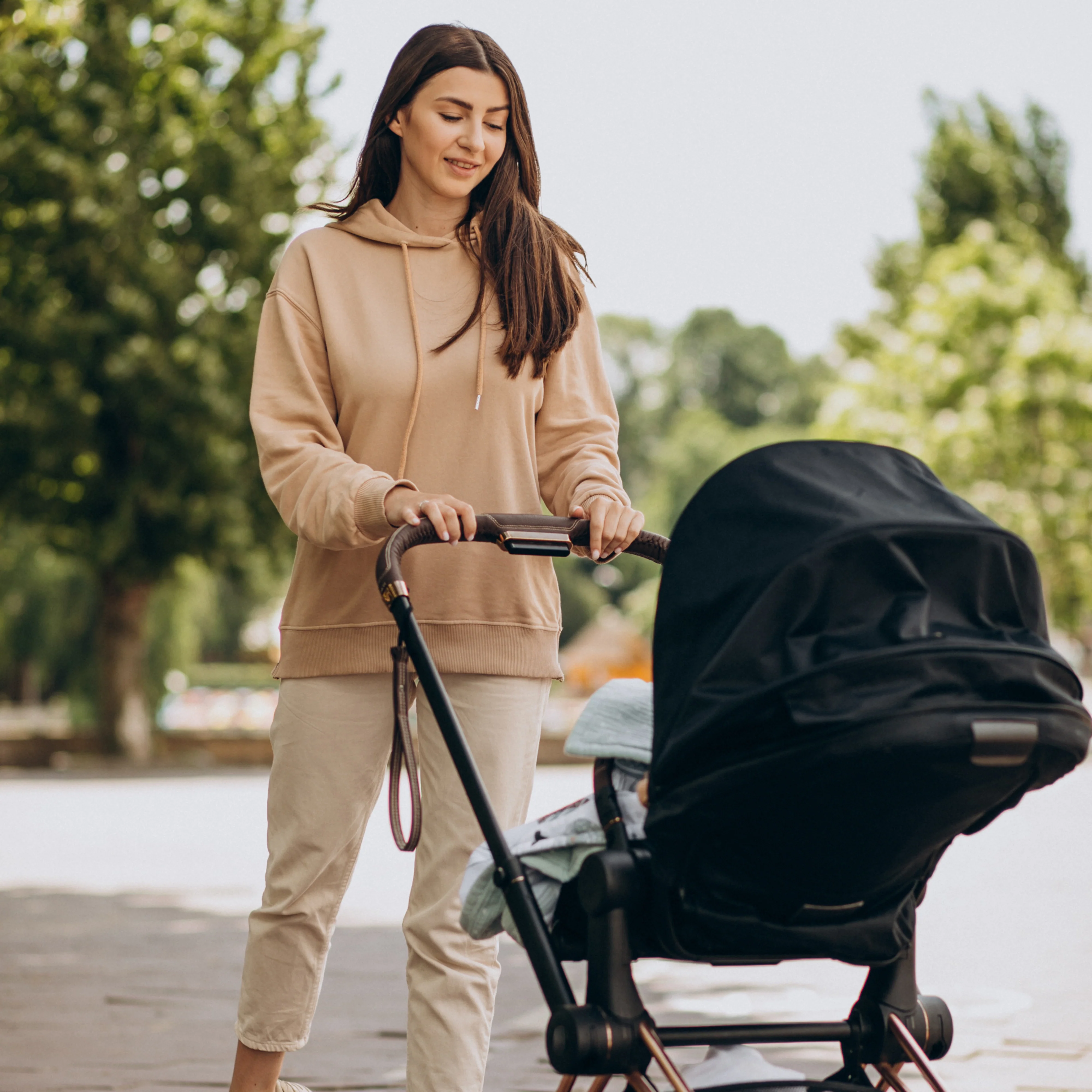 Twinky 4-in-1 Kinderwagen Luxury Set - Zwart - Image 5