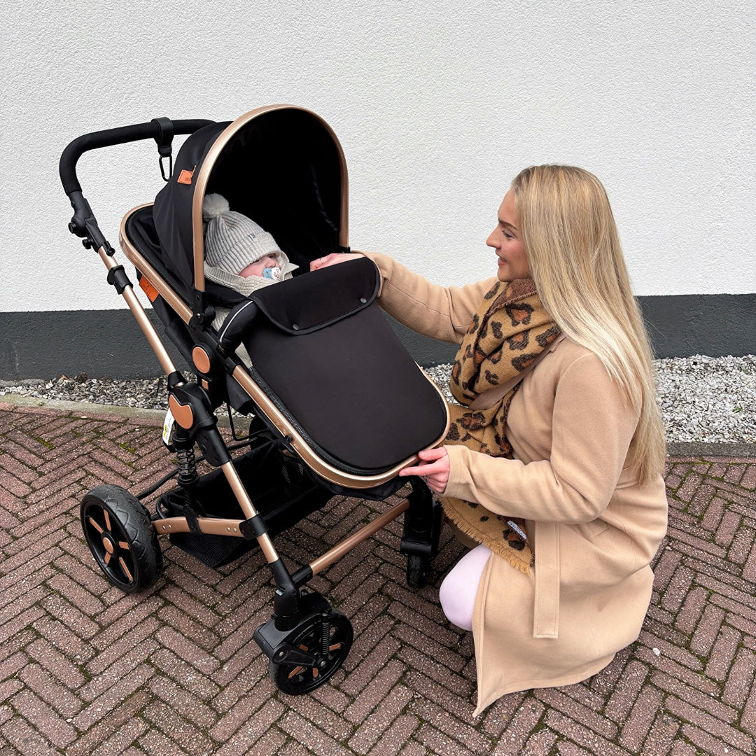 Twinky All-in-1 Kinderwagen Set - Zwart - Image 3
