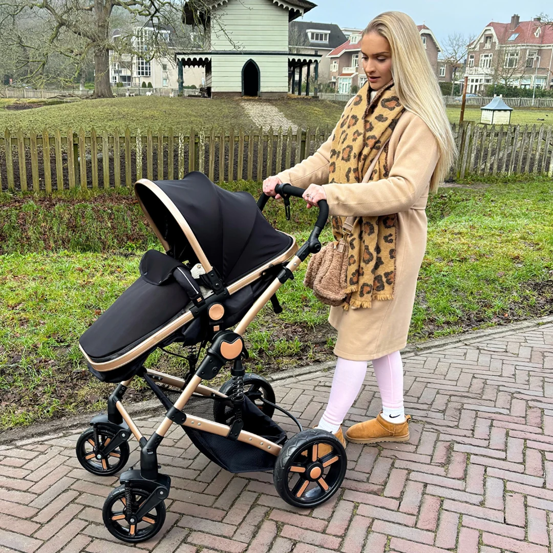 Twinky All-in-1 Kinderwagen Set - Zwart - Image 5