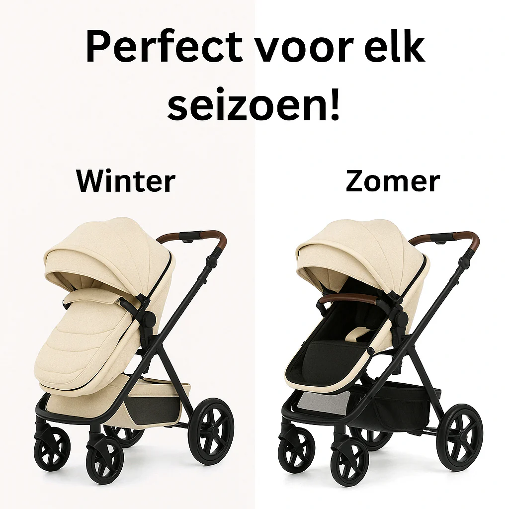 Twinky 4-in-1 Kinderwagen - Beige - Image 3