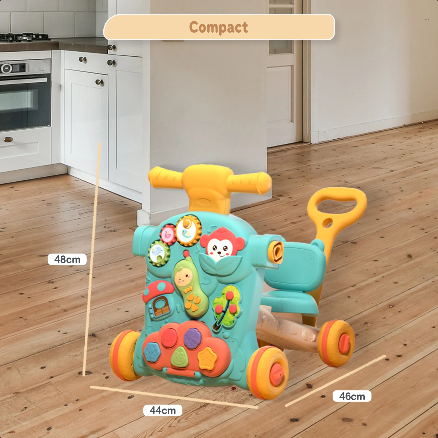 Twinky Interactieve Loopwagen - Blauw - Image 6