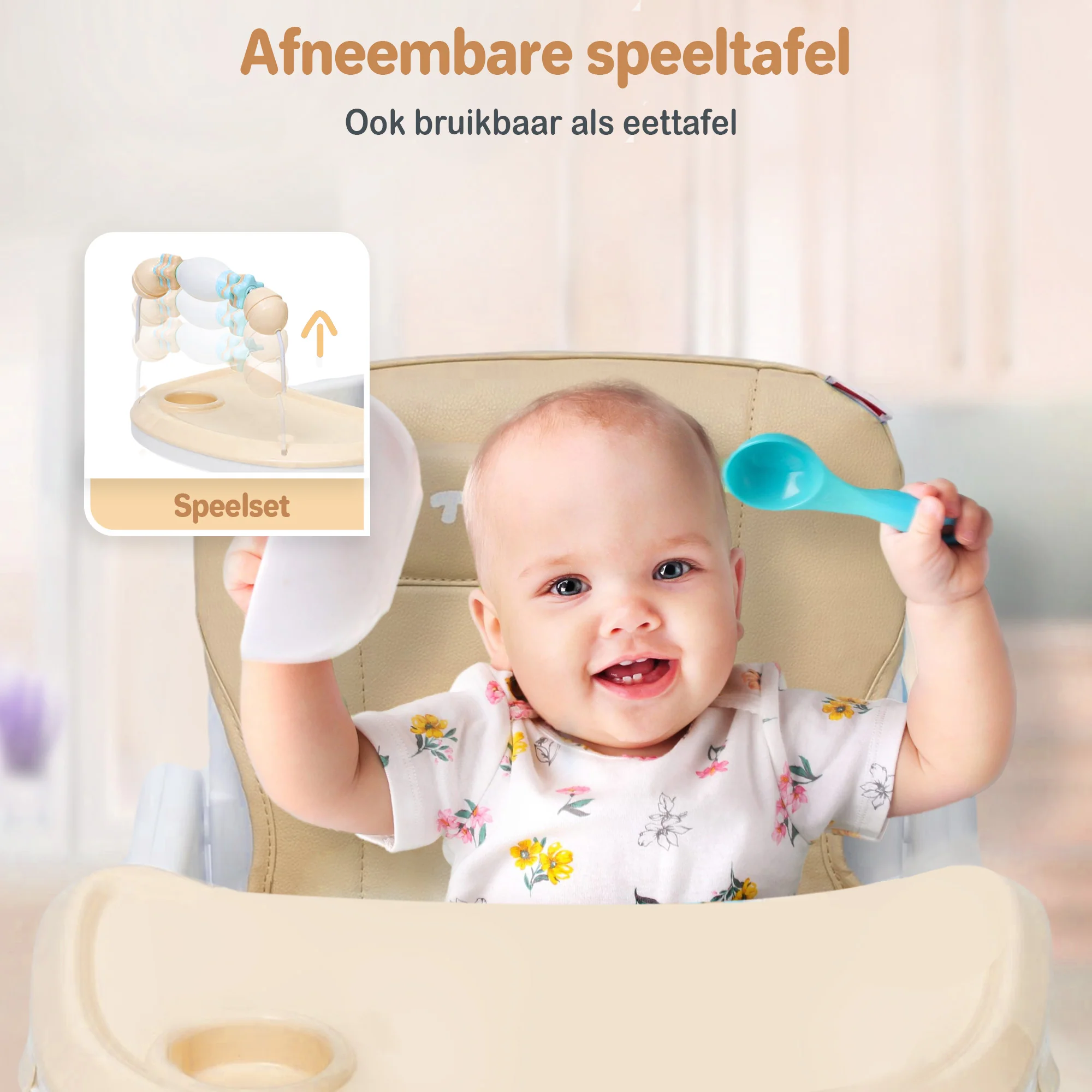 Twinky Kinderstoel - Bruin - Image 4