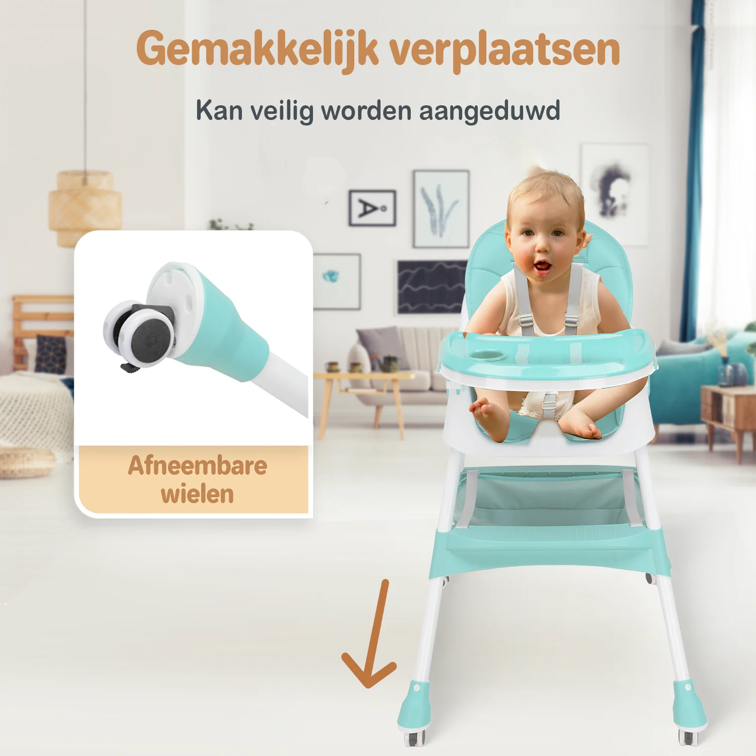 {UITVERKOCHT} Twinky® Kinderstoel MAXI - Blauw - Image 6