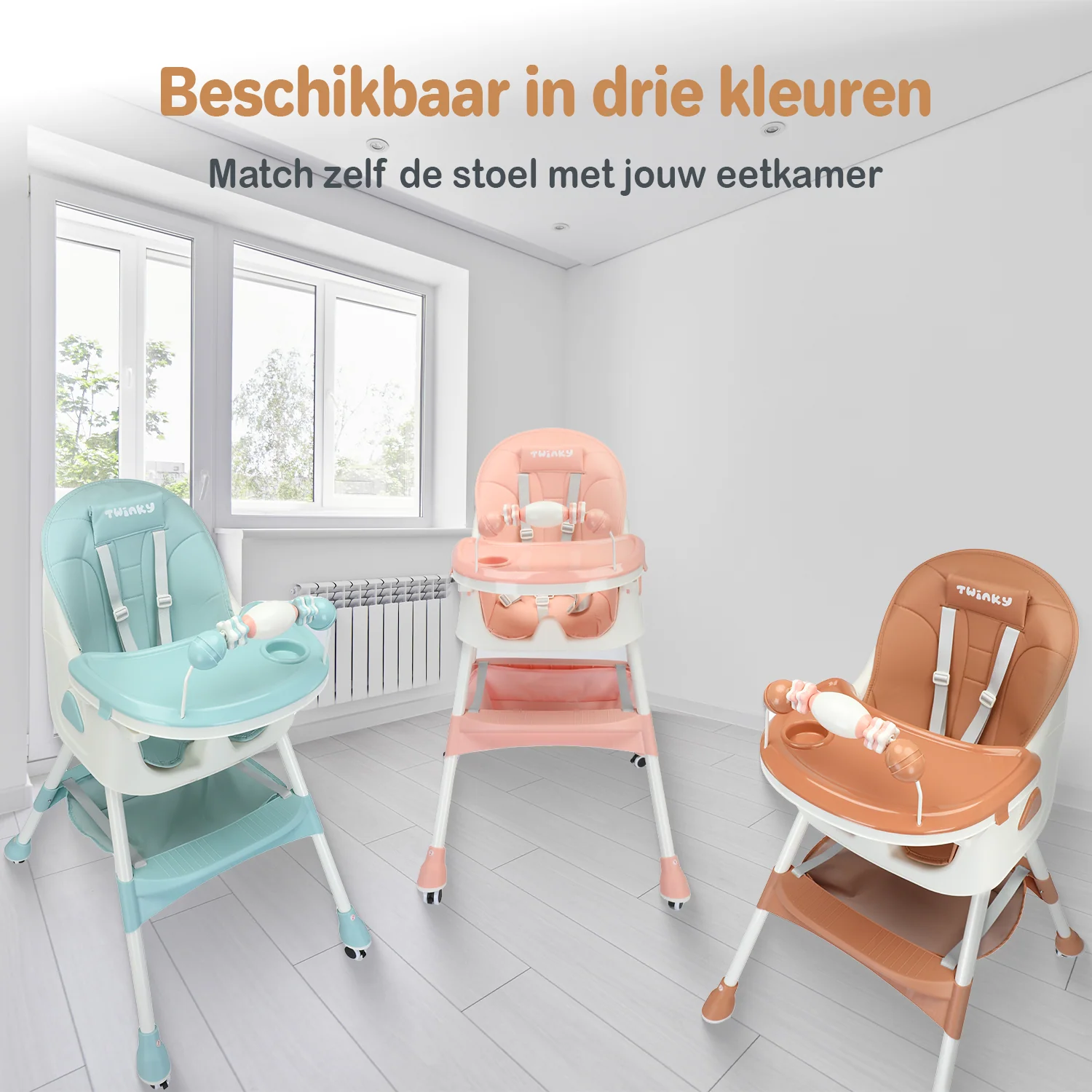 {UITVERKOCHT} Twinky® Kinderstoel MAXI - Blauw - Image 9