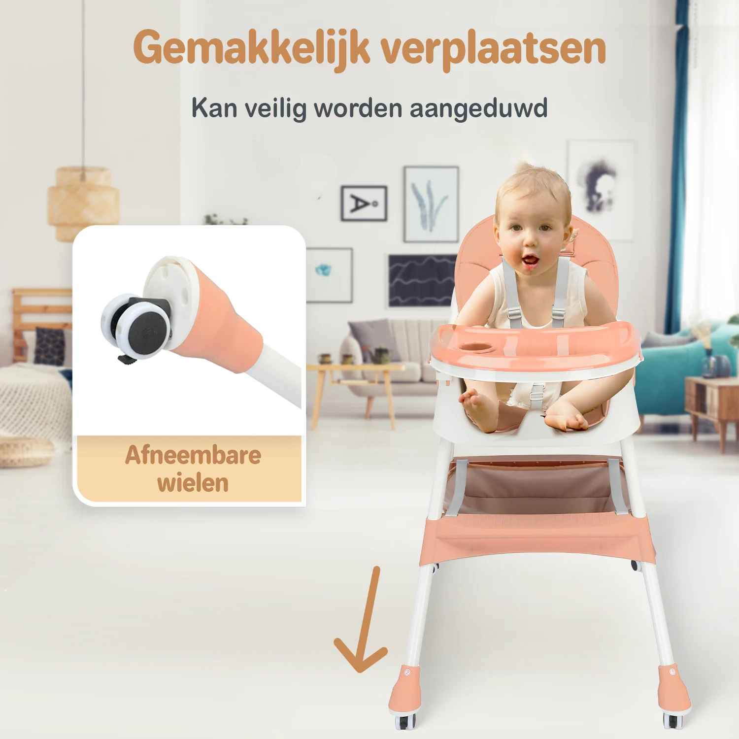 Twinky Kinderstoel MAXI - Roze - Image 5