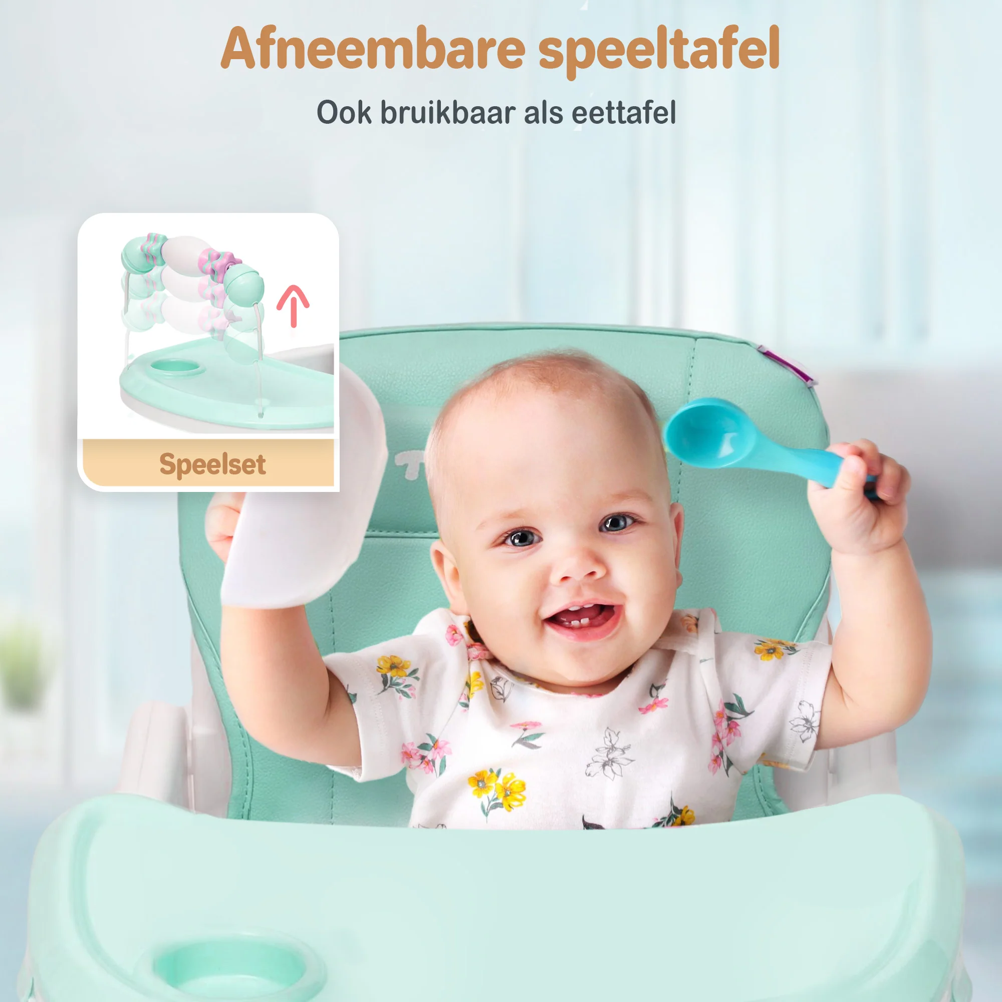 Twinky Kinderstoel - Mint Groen - Image 6