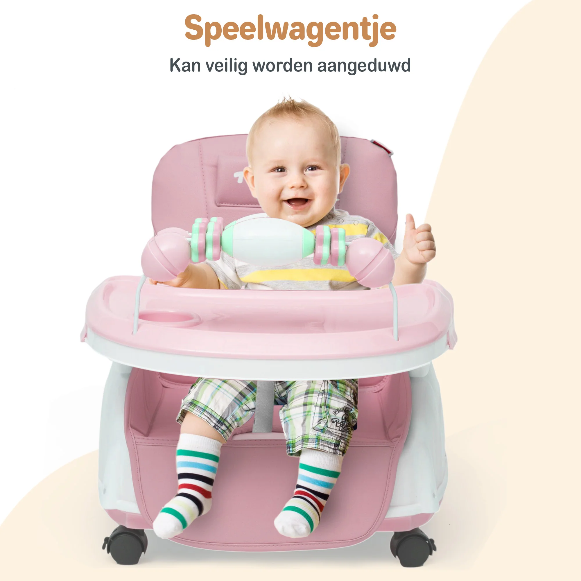 Twinky Kinderstoel - Roze - Image 4