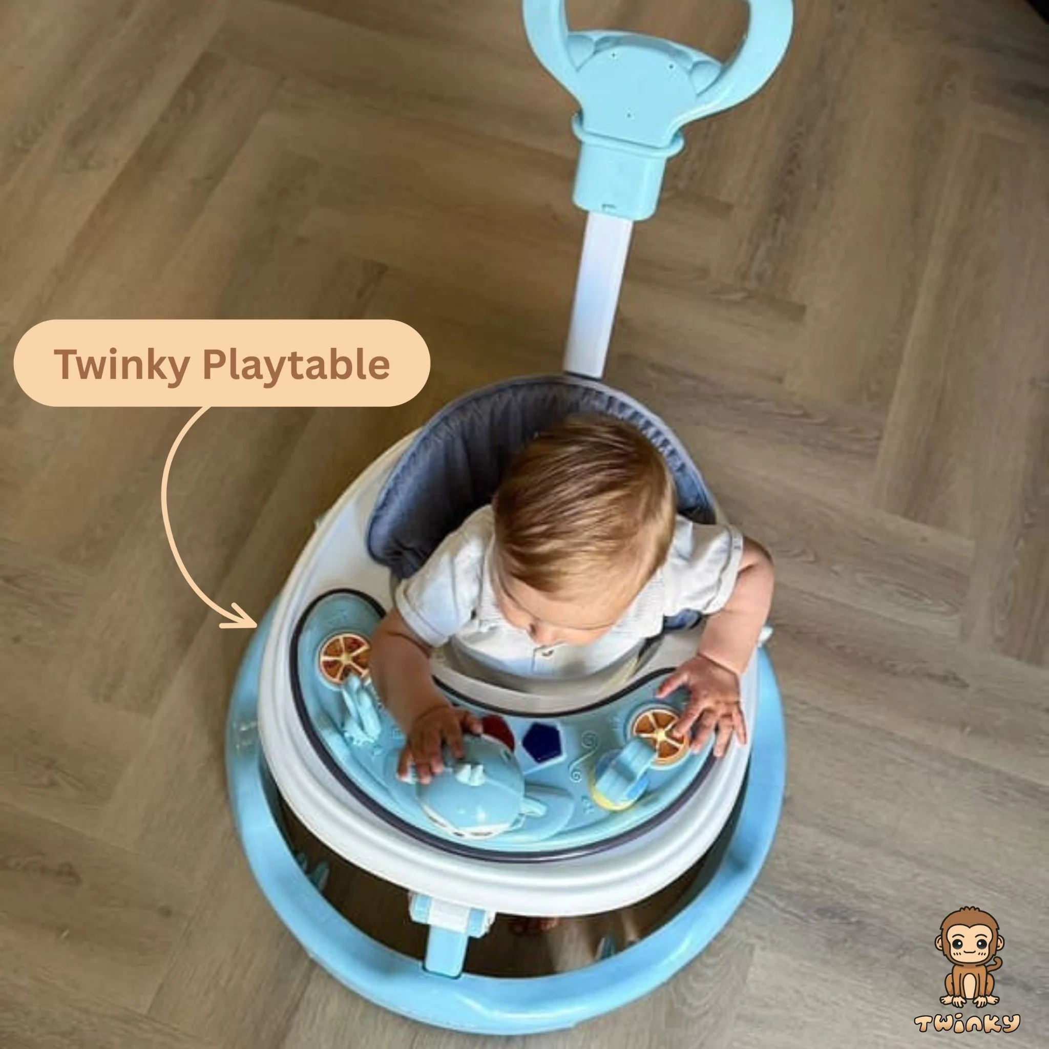 Twinky Babywalker - Loopstoel Azur - Image 8